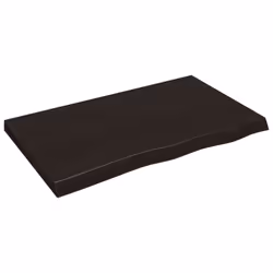 Piano Bagno Marrone Scuro 100x60x(2-6) cm Legno Trattatocod mxl 78908 - Vista aggiuntiva 2
