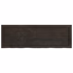 Piano Bagno Marrone Scuro 120x40x(2-6)cm Legno Trattatocod mxl 119835 - Vista aggiuntiva 3