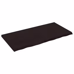 Piano Bagno Marrone Scuro 120x60x(2-4)cm Legno Trattatocod mxl 71887 - Vista aggiuntiva 2