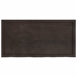 Piano Bagno Marrone Scuro 120x60x(2-4)cm Legno Trattatocod mxl 71887 - Vista aggiuntiva 3
