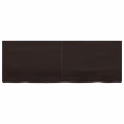 Piano Bagno Marrone Scuro 140x50x(2-4)cm Legno Trattatocod mxl 71876 - Vista aggiuntiva 3