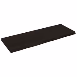 Piano Bagno Marrone Scuro 140x50x(2-6)cm Legno Trattatocod mxl 102575 - Vista aggiuntiva 2