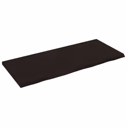 Piano Bagno Marrone Scuro 140x60x(2-4)cm Legno Trattatocod mxl 71880 - Vista aggiuntiva 2