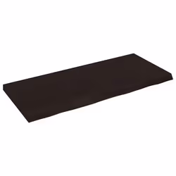 Piano Bagno Marrone Scuro 140x60x(2-6)cm Legno Trattatocod mxl 119843 - Vista aggiuntiva 2
