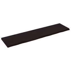 Piano Bagno Marrone Scuro 160x40x(2-4)cm Legno Trattatocod mxl 71895 - Vista aggiuntiva 2