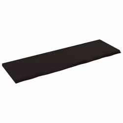 Piano Bagno Marrone Scuro 160x50x(2-4)cm Legno Trattatocod mxl 71901 - Vista aggiuntiva 2