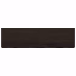 Piano Bagno Marrone Scuro 180x50x(2-6)cm Legno Trattatocod mxl 119849 - Vista aggiuntiva 3
