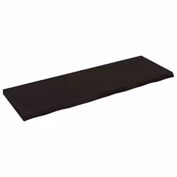 Piano Bagno Marrone Scuro 180x60x(2-6)cm Legno Trattatocod mxl 71884 - Vista aggiuntiva 2