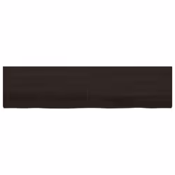 Piano Bagno Marrone Scuro 200x50x(2-6)cm Legno Trattatocod mxl 71871 - Vista aggiuntiva 3