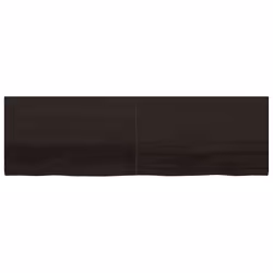 Piano Bagno Marrone Scuro 200x60x(2-4)cm Legno Trattatocod mxl 95876 - Vista aggiuntiva 3