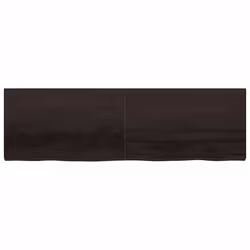 Piano Bagno Marrone Scuro 200x60x(2-6)cm Legno Trattatocod mxl 71870 - Vista aggiuntiva 3