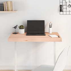Piano per Tavolo, Vassoi da tavola Rettangolare 80x40x6 cm in Rovere Massello Non Trattato Vidaxl