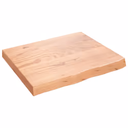 Piano Tavolo Marrone 60x50x(2-6) cm Massello Rovere Trattatocod mxl 72821 - Vista aggiuntiva 2