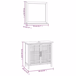 VidaXL 3185783 set di mobili da bagno - Vista aggiuntiva 8