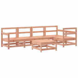 Set Divani Giardino 6 pz con Cuscini Legno Massello di Douglascod mxl 77192 - Vista aggiuntiva 3