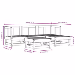 VidaXL 3186159 set mobili da esterno - Vista aggiuntiva 7