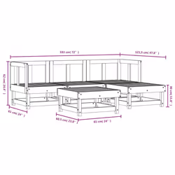 VidaXL 3186164 set mobili da esterno - Vista aggiuntiva 7