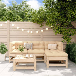 Vidaxl - Set Salotto da Giardino 5 pz in Legno Massello di Pino