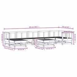 VidaXL 3186278 set mobili da esterno - Vista aggiuntiva 7