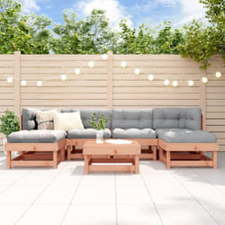 Vidaxl - Set Salotto da Giardino 7 pz in Legno Massello di Douglas