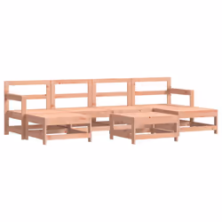 Set Salotto da Giardino 7 pz in Legno Massello di Douglascod mxl 118176 - Vista aggiuntiva 2