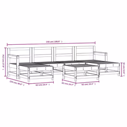 VidaXL 3186381 set mobili da esterno - Vista aggiuntiva 7