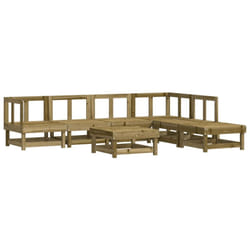 Vidaxl - Set Salotto da Giardino 7 pz in Legno Impregnato di Pino