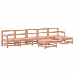 Set Salotto da Giardino 7 pz in Legno Massello di Douglascod mxl 94259 - Vista aggiuntiva 2