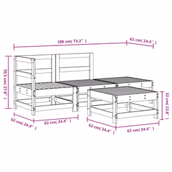 VidaXL 3186495 set mobili da esterno - Vista aggiuntiva 7