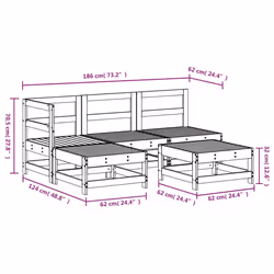 VidaXL 3186523 set mobili da esterno - Vista aggiuntiva 7