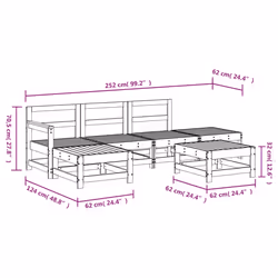VidaXL 3186537 set mobili da esterno - Vista aggiuntiva 8