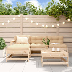 Set Salotto da Giardino 5 pz in Legno Massello di Pinocod mxl 117940