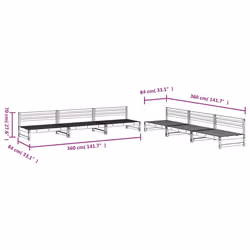 VidaXL 3186607 set mobili da esterno - Vista aggiuntiva 5