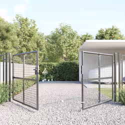 Cancello da Giardino Rete Antracite 300x175 cm Acciaio Zincatocod mxl 82400 - Vista aggiuntiva 3