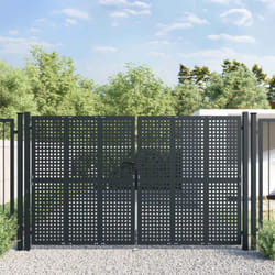 Vidaxl - Cancello Giardino Antracite 300x175 cm in Acciaio
