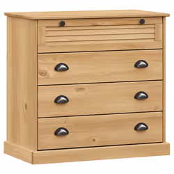 vidaXL Cassettiera VIGO 80x40x76 cm in Legno Massello di Pino - Vista aggiuntiva 2