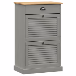 Scarpiera VIGO 60x35x96 cm in Legno Massello di Pinocod mxl 79660 - Vista aggiuntiva 2
