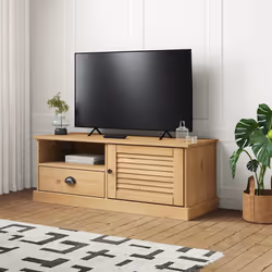 Mobile Porta TV VIGO 106x40x40 cm in Legno Massello di Pinocod mxl 128274