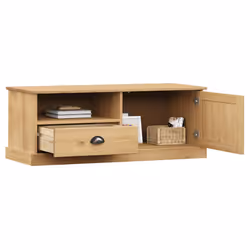 Mobile Porta TV VIGO 106x40x40 cm in Legno Massello di Pinocod mxl 128274