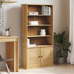 Libreria VIGO 85x35x170 cm in Legno Massello di Pinocod mxl 129432