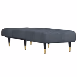 Chaise Longue in Velluto Grigio Scurocod mxl 94632 - Vista aggiuntiva 3
