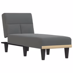 Chaise Longue in Tessuto Grigio Scurocod mxl 118594 - Vista aggiuntiva 2