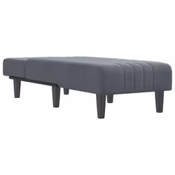 Chaise Longue in Velluto Grigio Scurocod mxl 94633 - Vista aggiuntiva 3