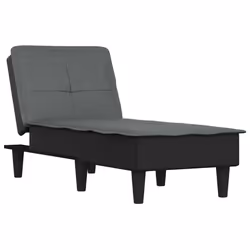 Chaise Longue in Tessuto Grigio Scurocod mxl 118598 - Vista aggiuntiva 2