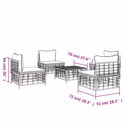 VidaXL 3186711 divano da cortile - Vista aggiuntiva 7