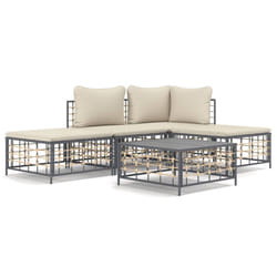 VidaXL 3186728 divano da cortile