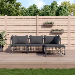 VidaXL 3186745 divano da cortile