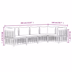 VidaXL 3186750 divano da cortile - Vista aggiuntiva 7