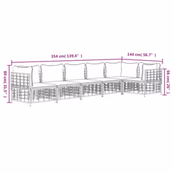 VidaXL 3186754 divano da cortile - Vista aggiuntiva 8