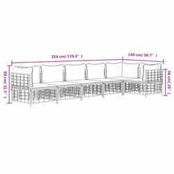 VidaXL 3186756 divano da cortile - Vista aggiuntiva 7